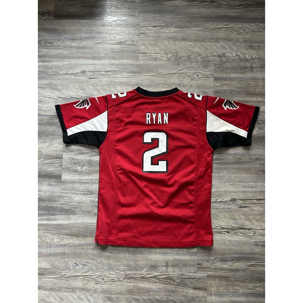 Nike OnField Jersey Youth‎ Sz L 14/16 Atlanta Falcons Short Sleeve Matt Ryan #2